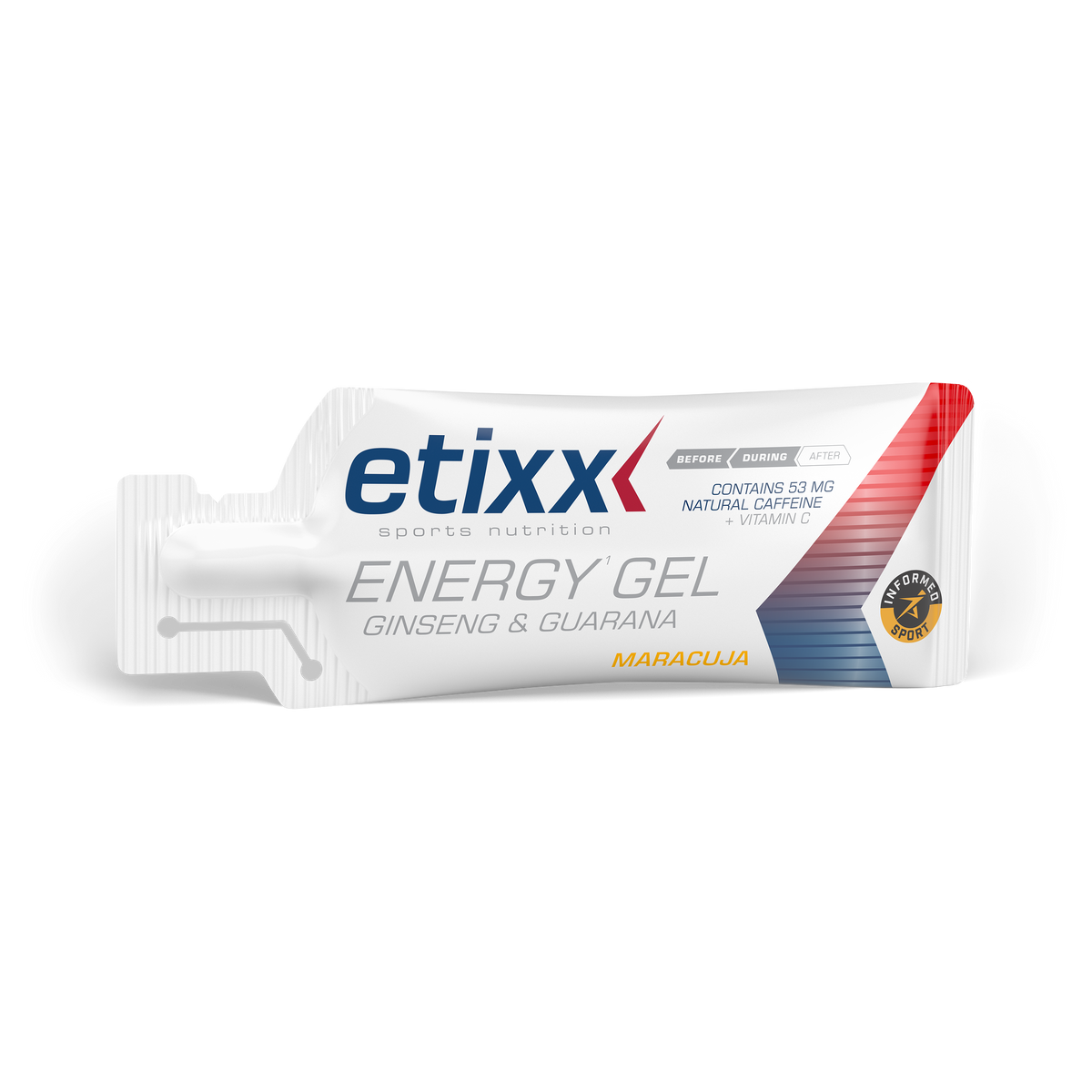 Energy gel Etixx Ginseng&amp;Guarana Maracuja