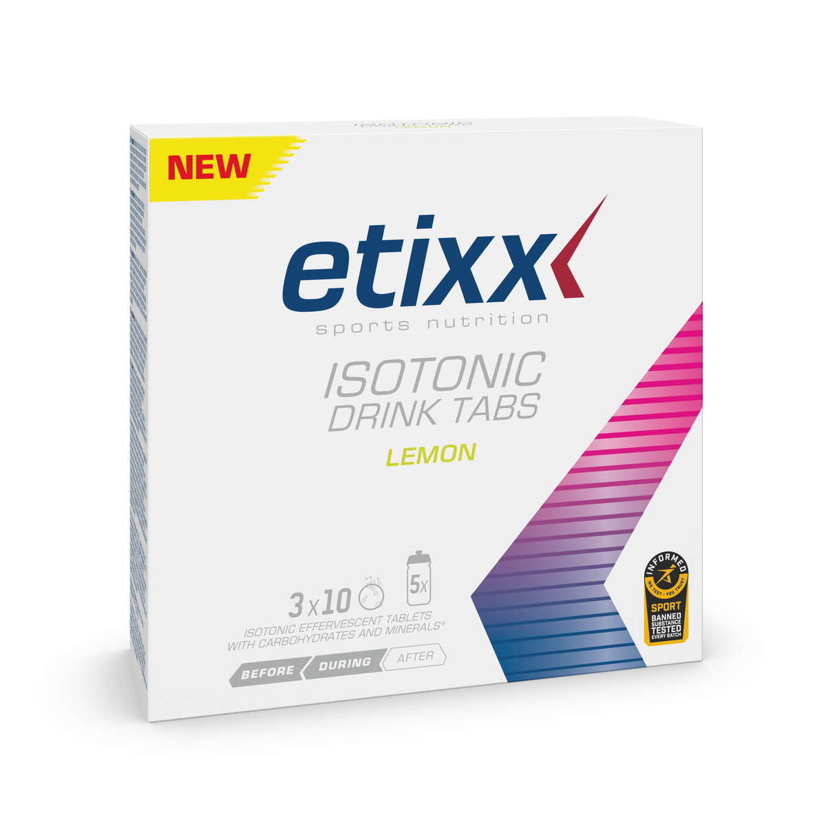 Etixx Isotonic Drink Tabs Lemon 3x10