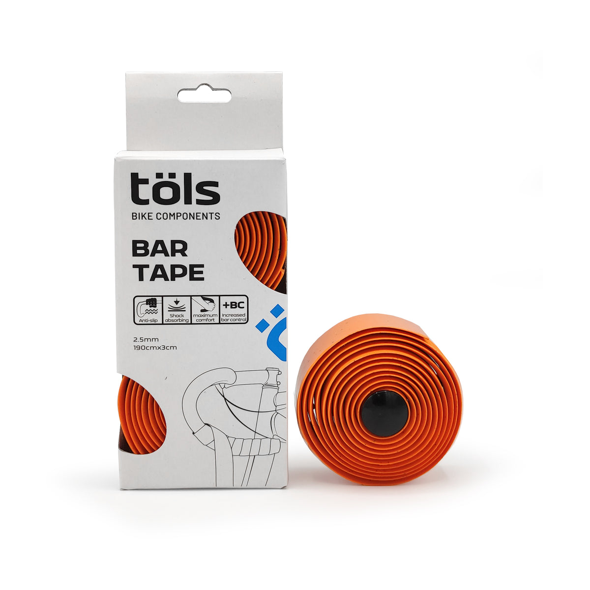 Handlebar tape EVA orange