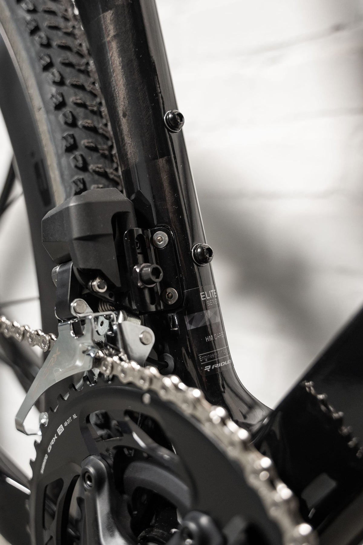 Ratas Ridley Astr RS Red XPLR 1x13 (XS), ud carbon/dove hall