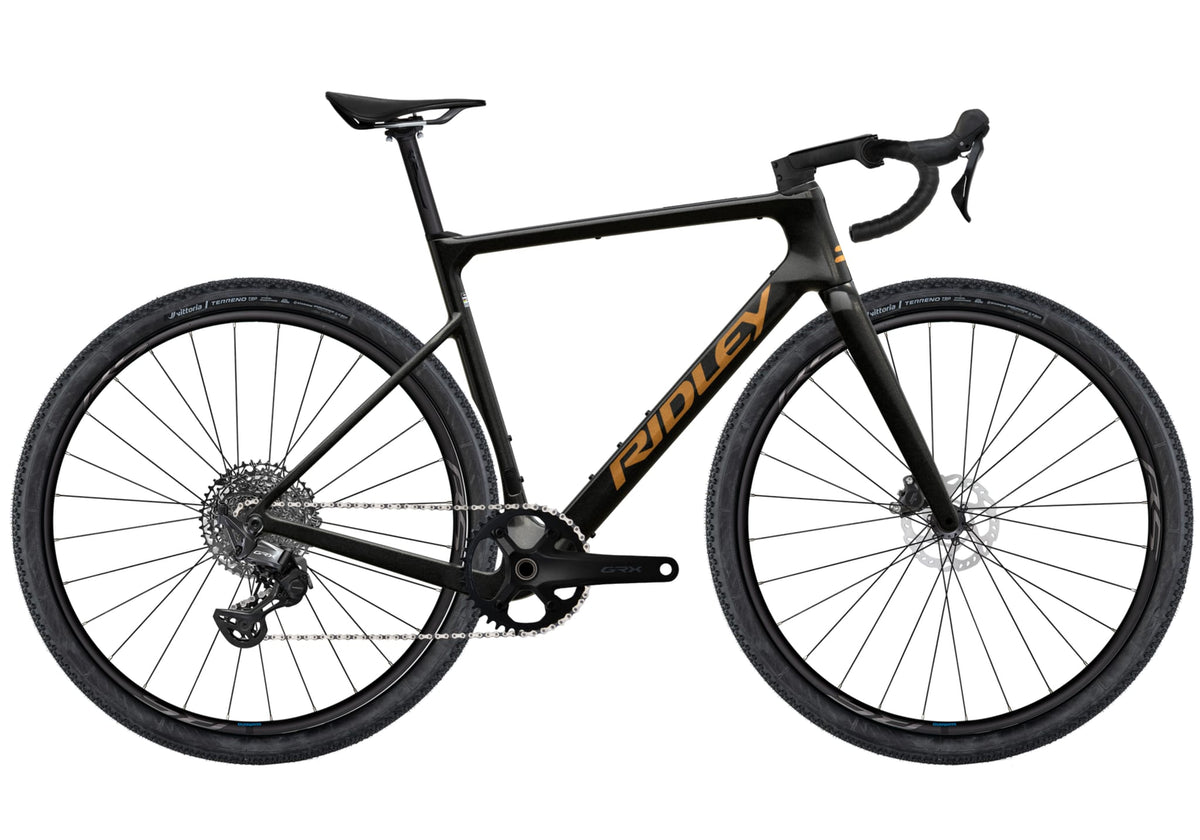 Ratas Ridley Astr GRX600 1x12 (M), must metallik/pronks kuldne