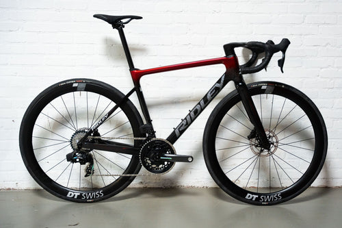 Ratas Ridley Falcn 105 DI2 // 2x12s (S), must/valge/candy punane metallik