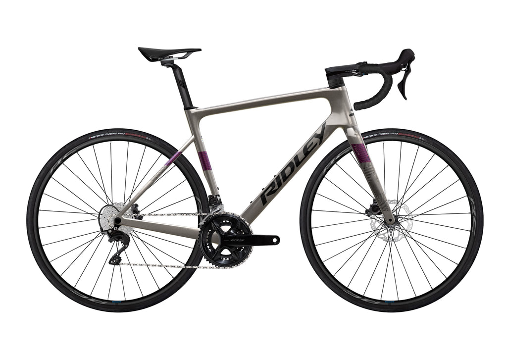 Ratas Ridley Falcn 105 - 2x12 (XS), autumn hall/must/lilla