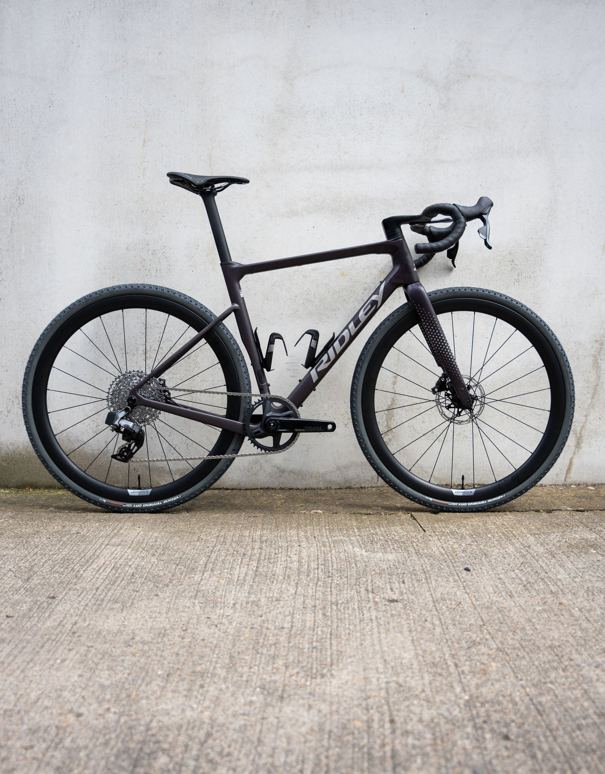 Ratas Ridley Grifn RS Road Ultegra DI2 2x12 (XXS), tume plum metallik/autumn hall metallik