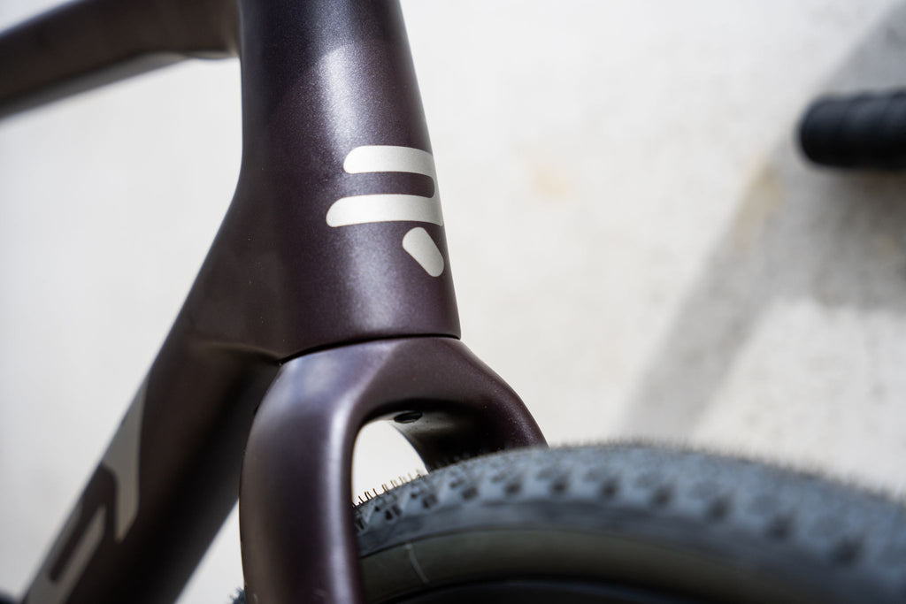 Ratas Ridley Grifn RS Road Ultegra DI2 2x12 (M), tume plum metallik/autumn hall metallik