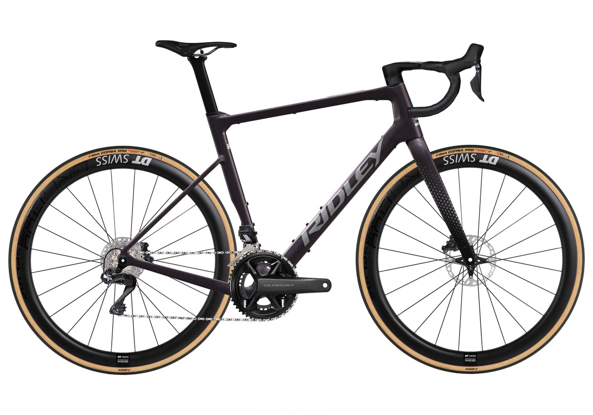 Ratas Ridley Grifn RS Road Ultegra DI2 2x12 (XL), tume plum metallik/autumn hall metallik