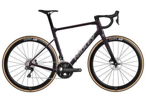 Ratas Ridley Grifn RS Road Ultegra DI2 2x12 (L), tume plum metallik/autumn hall metallik
