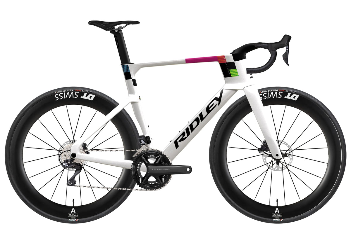 Ratas Ridley Noah Fast 3.0 Ultegra DI2 2x12 (XXS), pearl valge/must