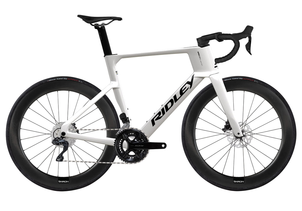 Ratas Ridley Noah 3.0 105 DI2 // 2x12s (M), pearl valge/must