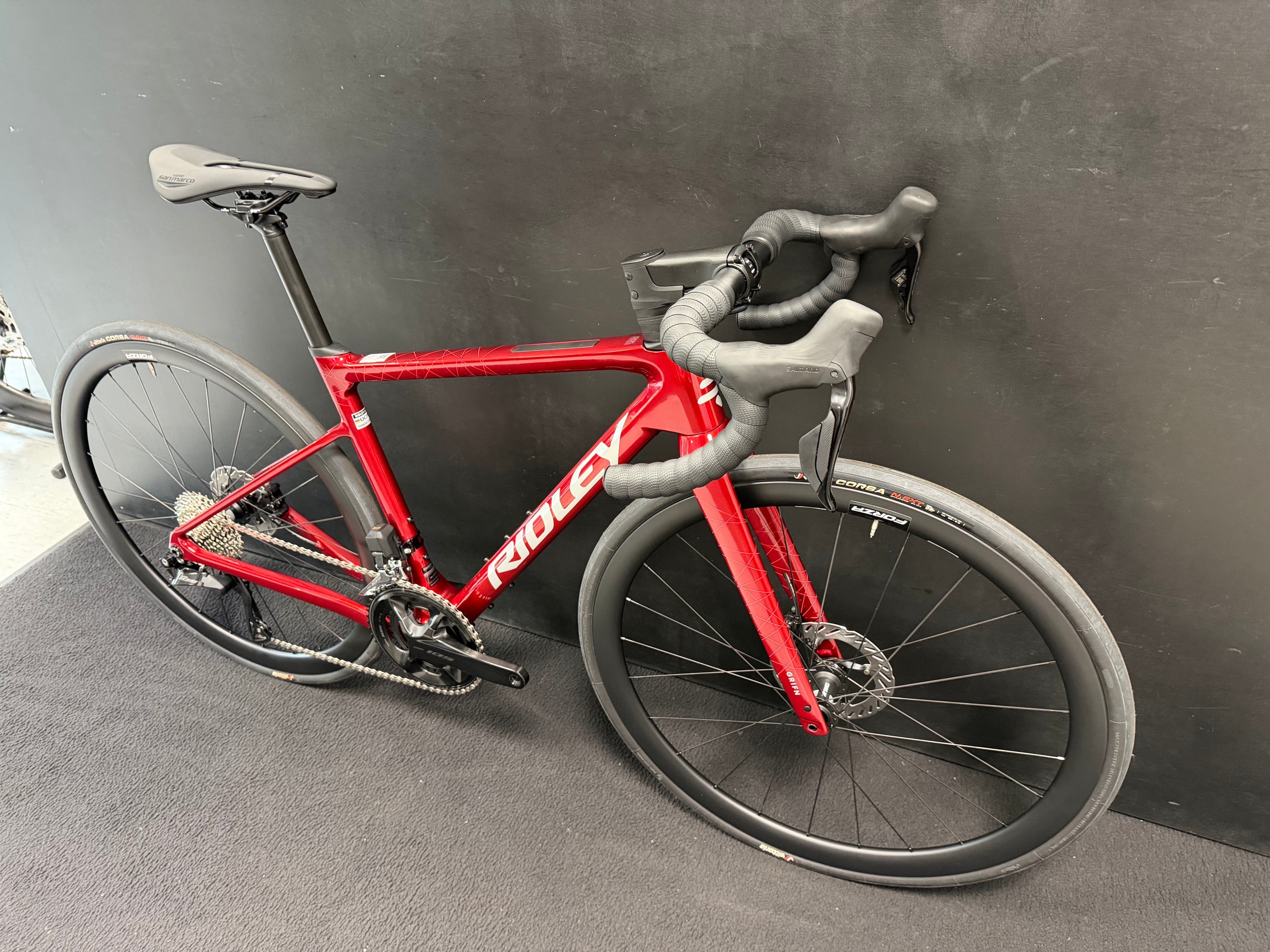 Ratas Ridley Grifn 105 DI2 2x12 (XXS), punane