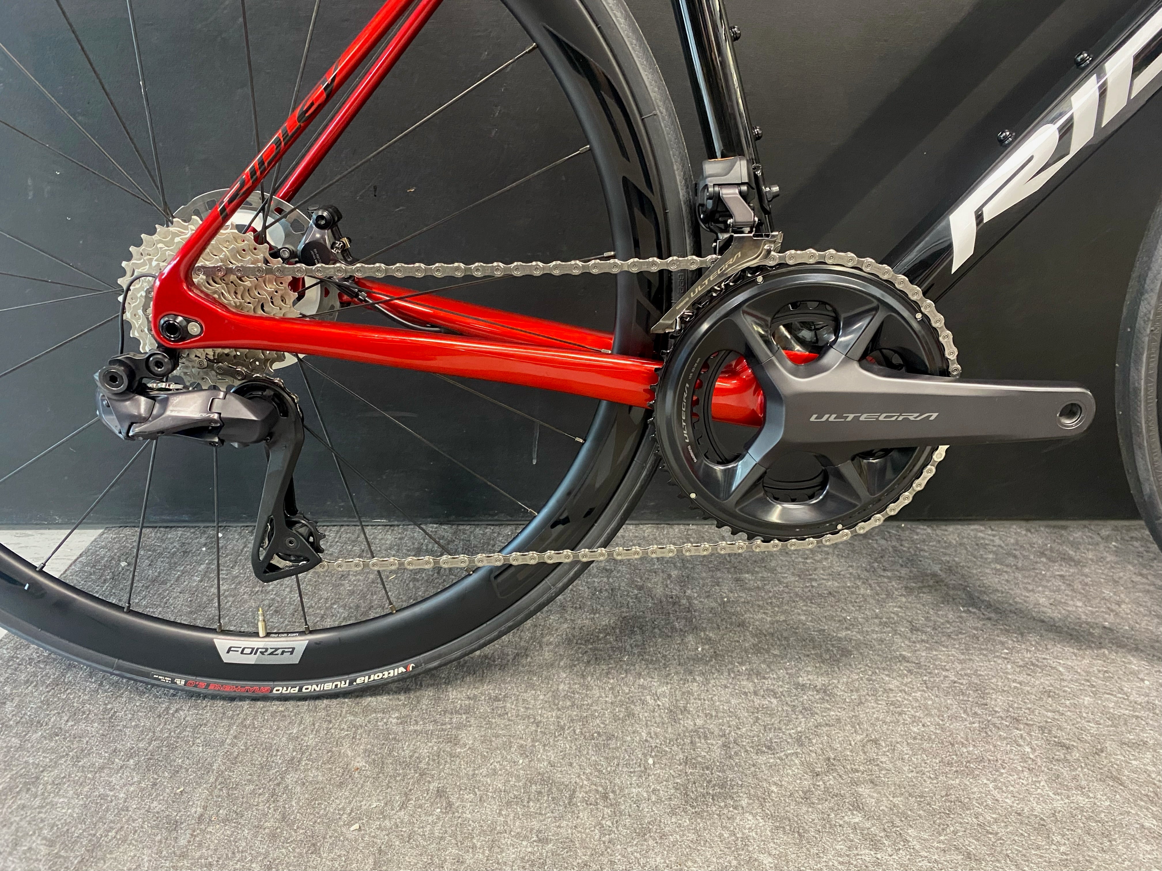 Ratas Ridley Fenix SLiC Ultegra DI2 (s), must/punane